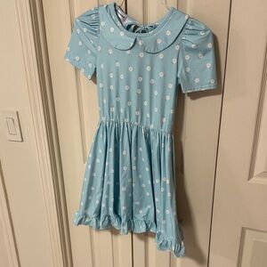 Girlhood by little stocking co blue dress size 10